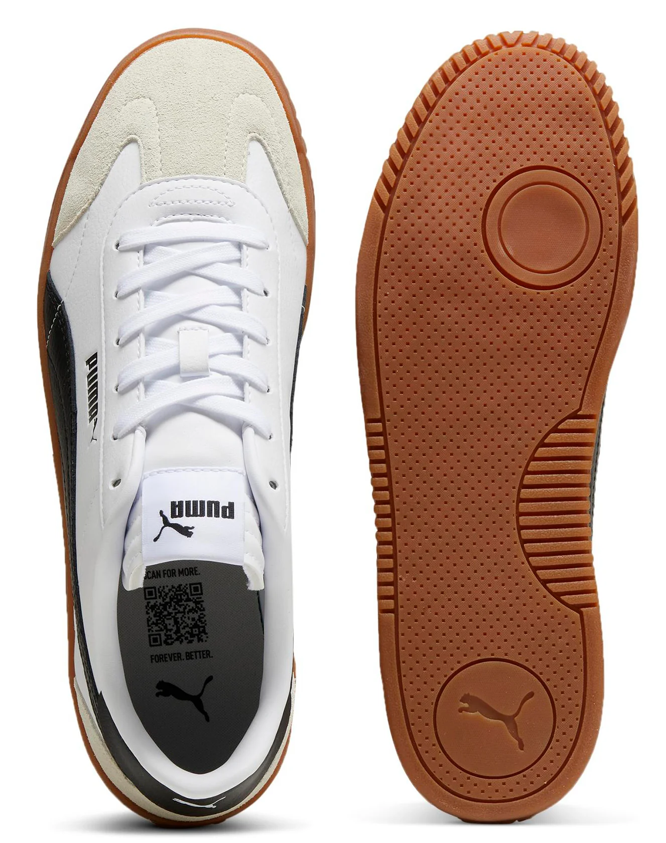 Club 5V5 Suede White/Black - Image 3