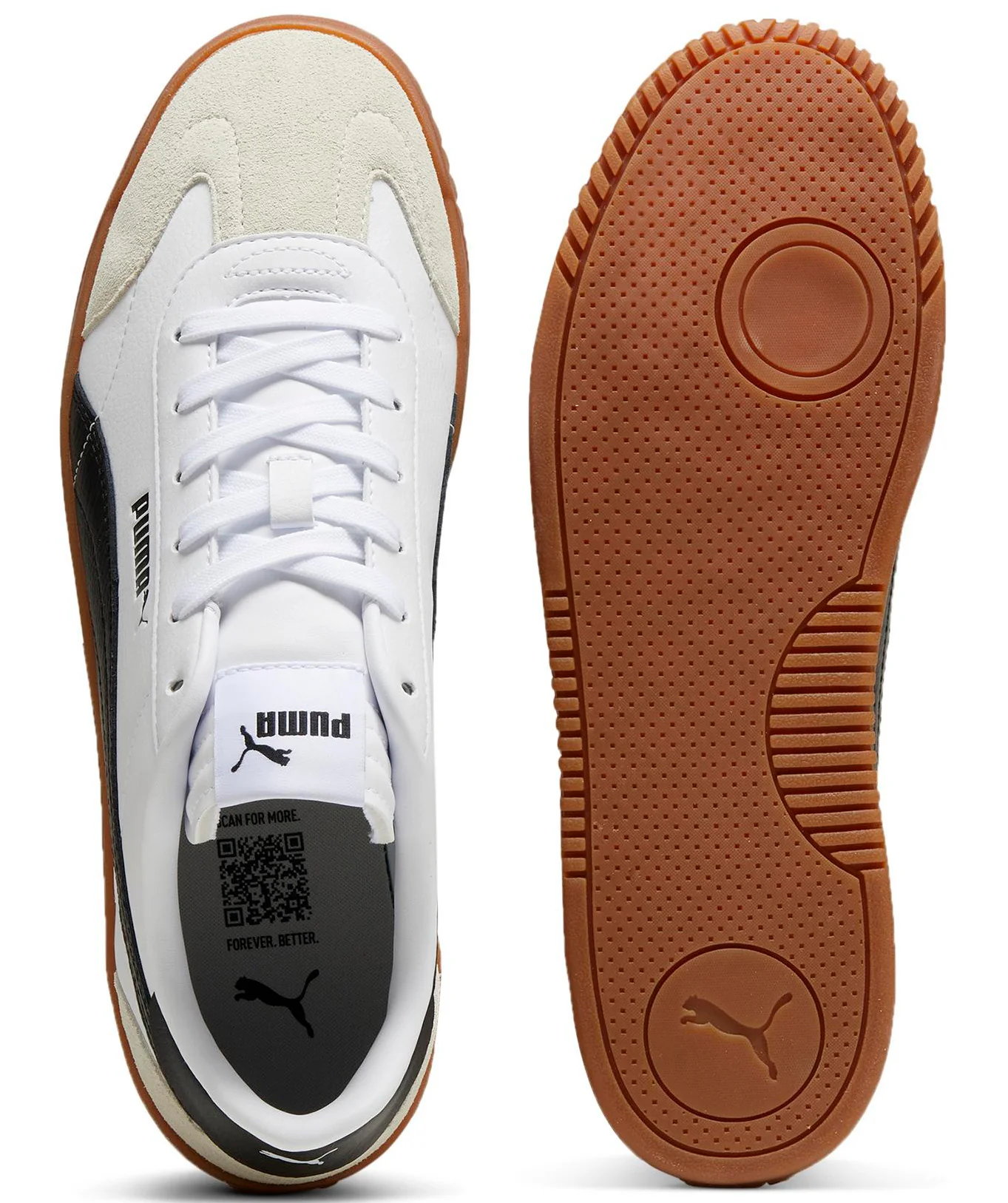 Club 5V5 Suede White/Black - Image 5