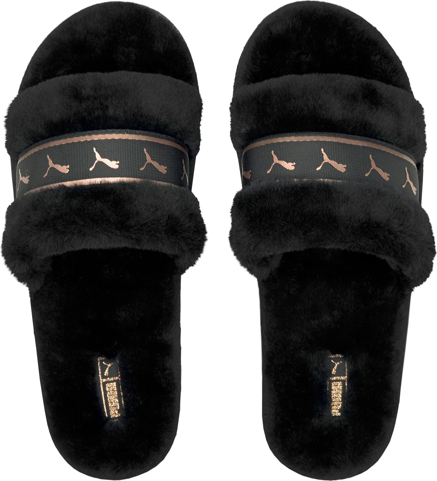 Fluff Slide V2 Black/Rose Gold - Image 6