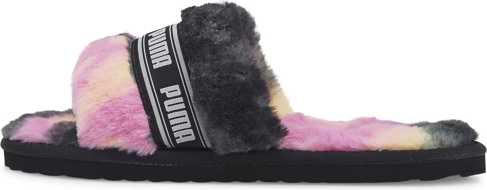 Puma Fluff Tie-dye Black/White - Image 2