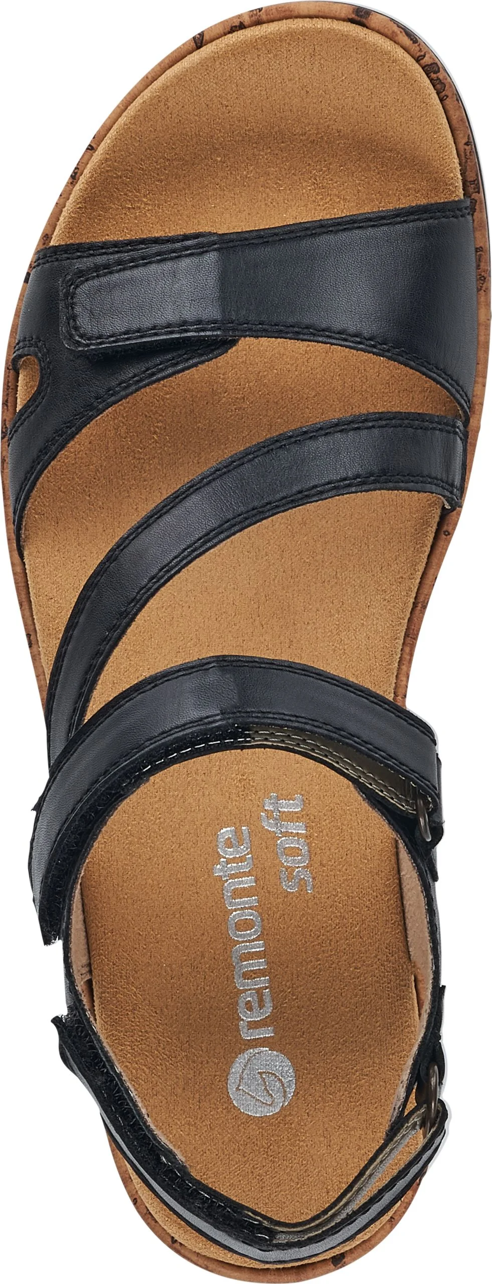 Black Criss Cross Sandal - Image 5
