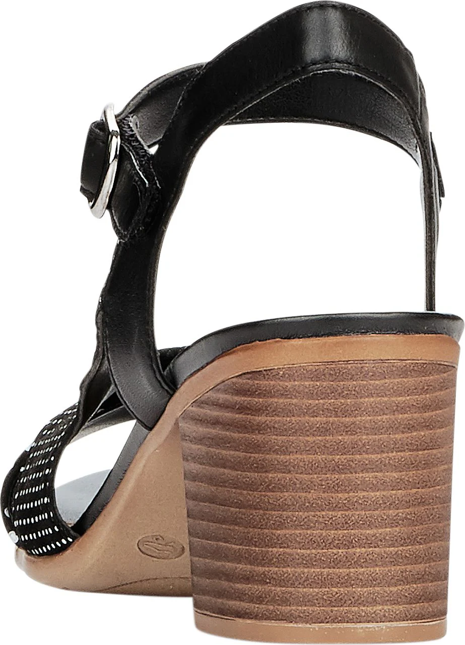 Black Dressy Sandal Polka Dot - Image 5