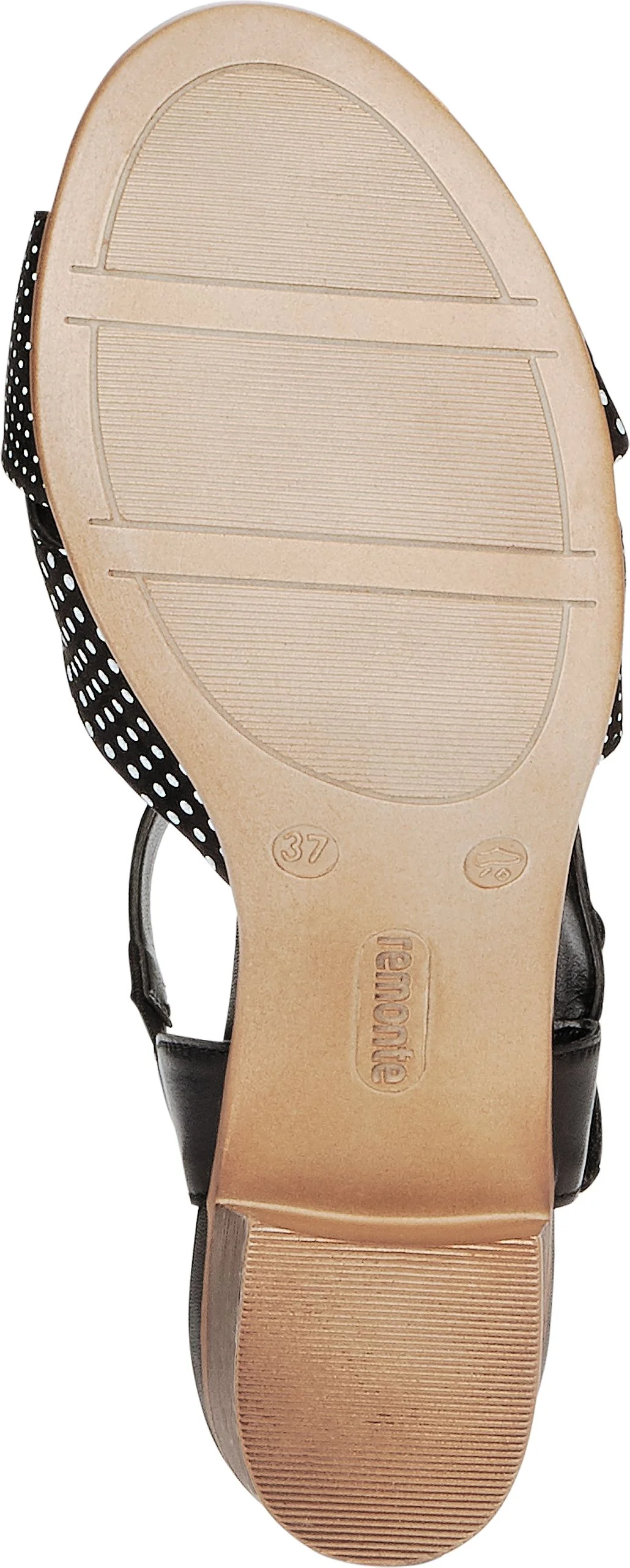 Black Dressy Sandal Polka Dot - Image 7