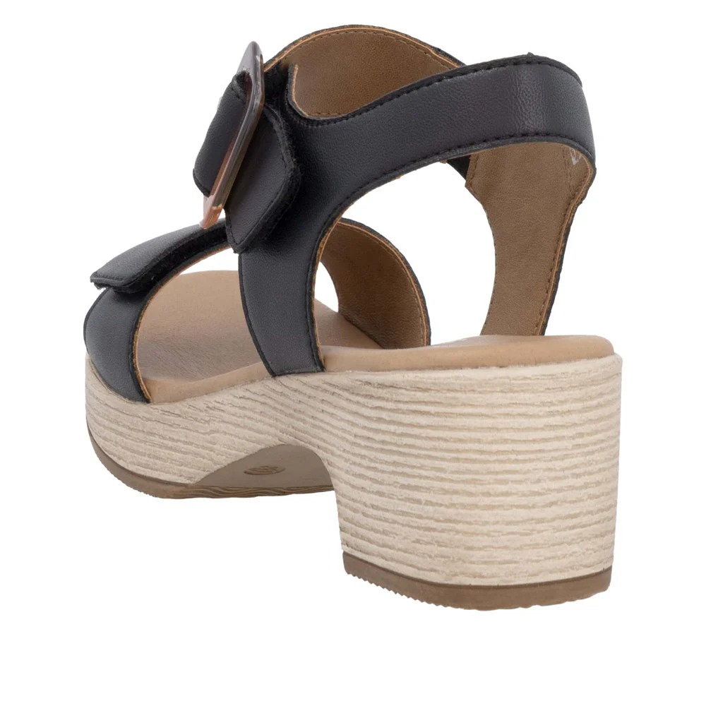 Black Heeled Sandal - Image 7