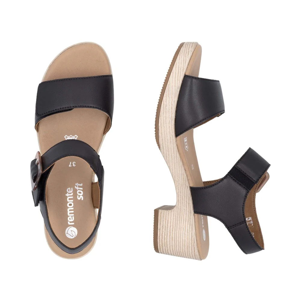 Black Heeled Sandal - Image 8