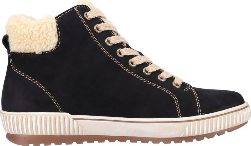 Black Lace Up Boot - Image 2