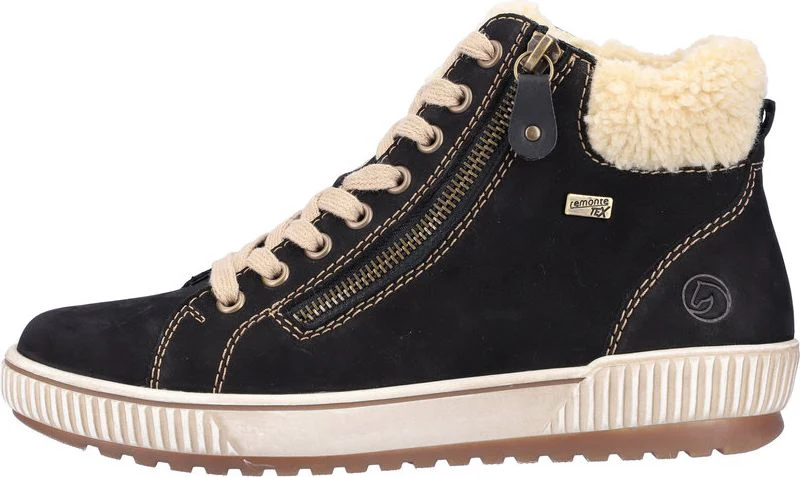 Black Lace Up Boot - Image 3