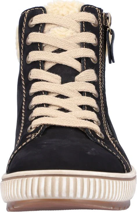 Black Lace Up Boot - Image 4