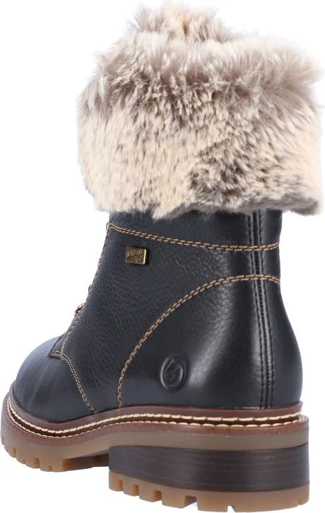 Black Lace Up Boot - Image 5