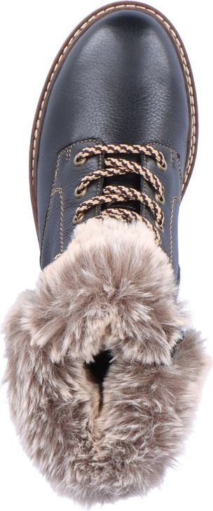 Black Lace Up Boot - Image 6