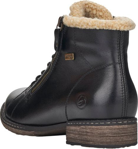 Black Lace Up Boot - Image 3