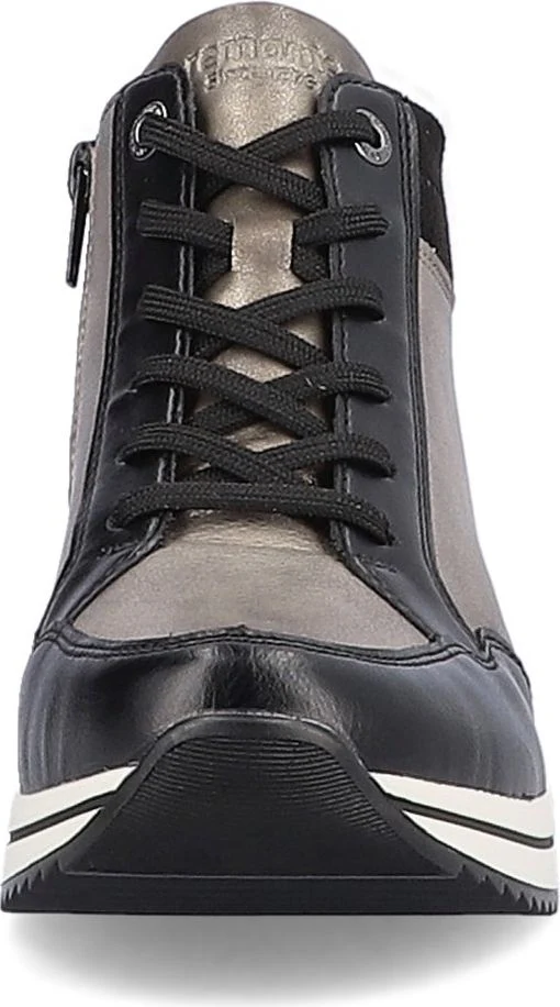 Black Lace Up Fur Lined - Image 4
