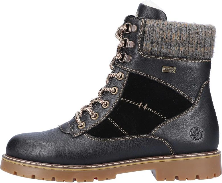 Black Lace Up Hiker - Image 3