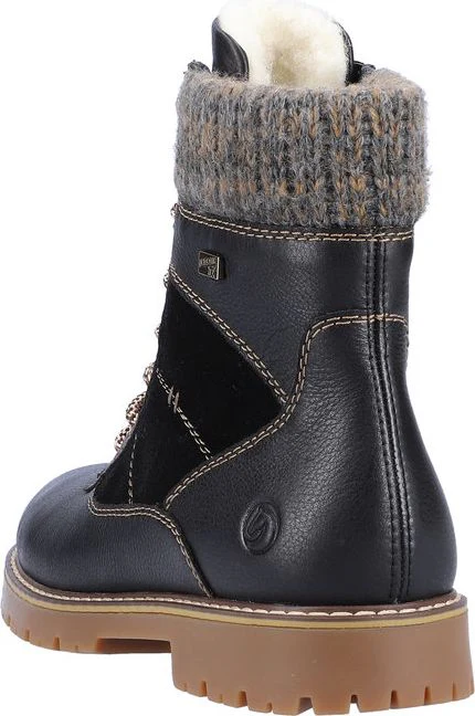 Black Lace Up Hiker - Image 5