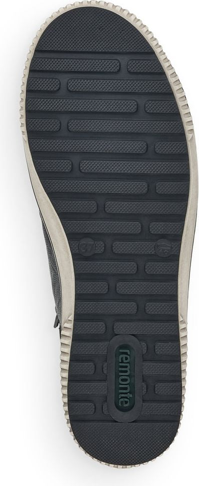 Black Lace Up W Side Zip - Image 7
