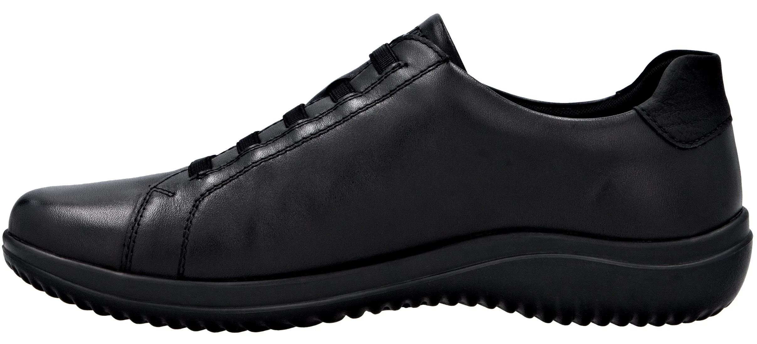 Black Lace Up W Side Zip - Image 2