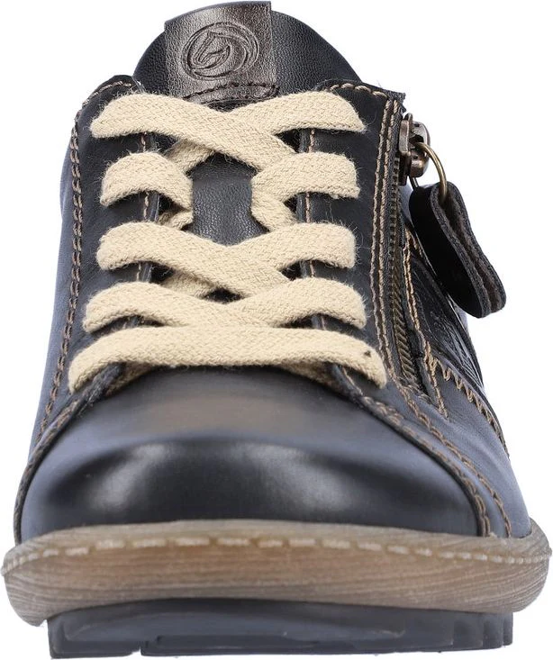 Black Lace Up With Side Zip - Image 4