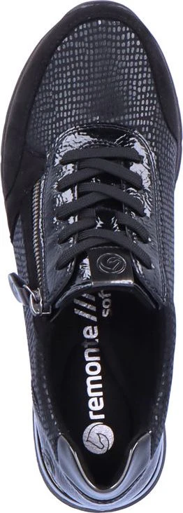 Black Lace Up With Zip - Image 6