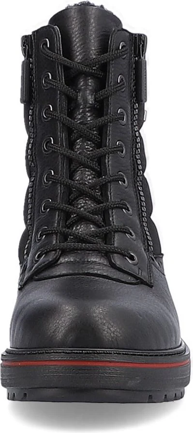 Black Lace Up Wool Lined - Image 4