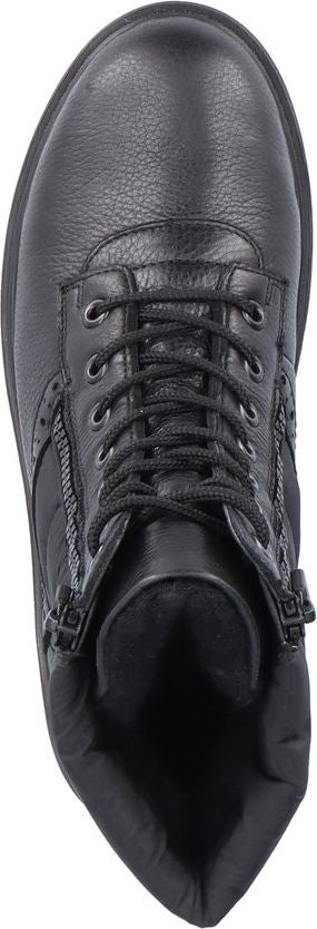 Black Lace Up Wool Lined - Image 6