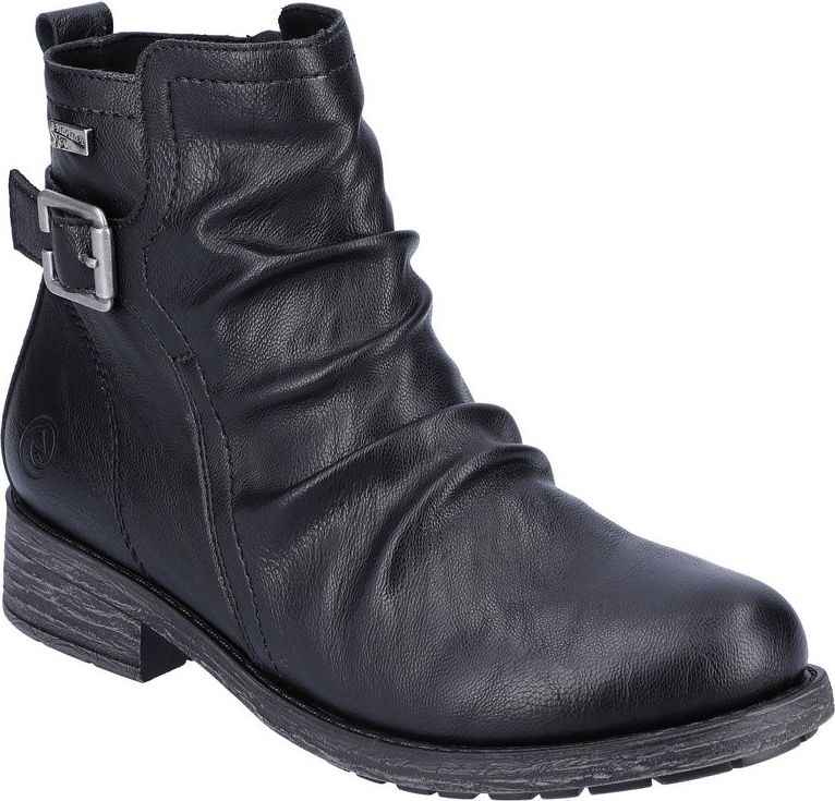 Black Ruched With Buckle