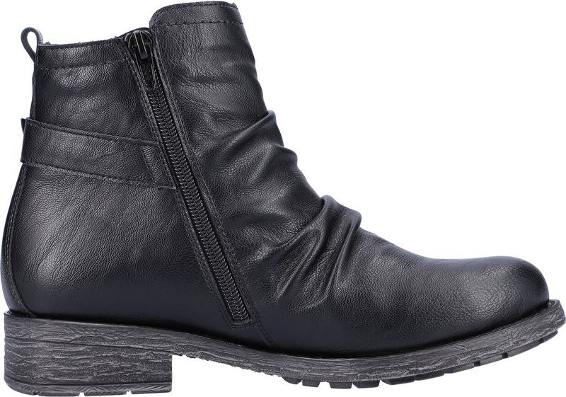 Black Ruched With Buckle - Image 2