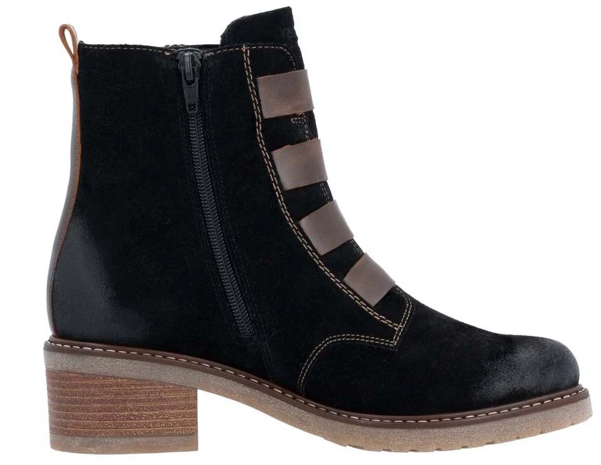 Black Side Zip Boot - Image 2