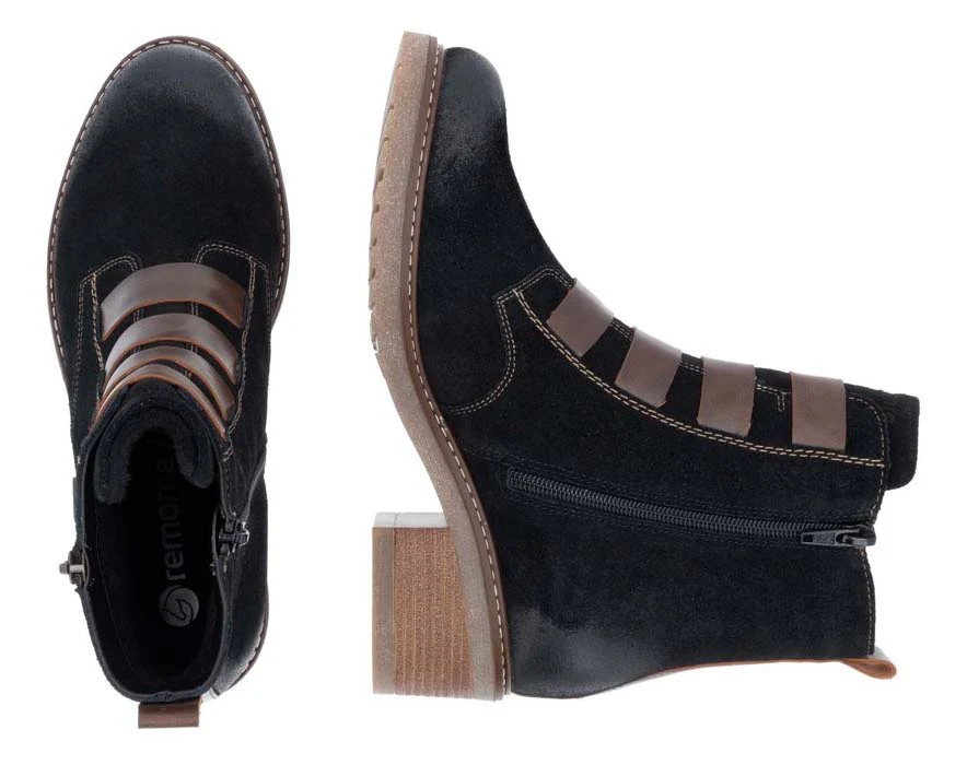 Black Side Zip Boot - Image 9