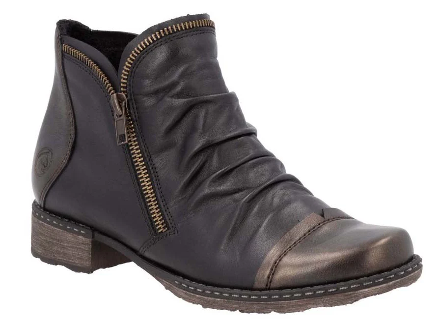 Black Side Zip Boot
