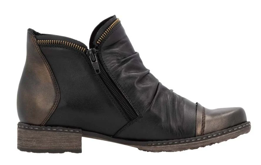 Black Side Zip Boot - Image 2