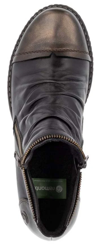 Black Side Zip Boot - Image 6