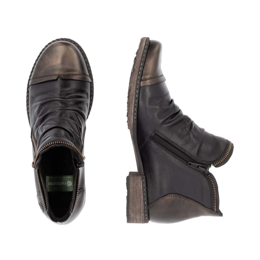 Black Side Zip Boot - Image 8