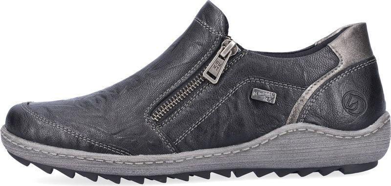 Black Slip On W Side Zip - Image 3
