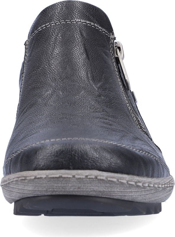Black Slip On W Side Zip - Image 4