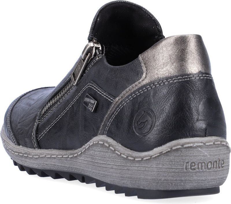 Black Slip On W Side Zip - Image 5