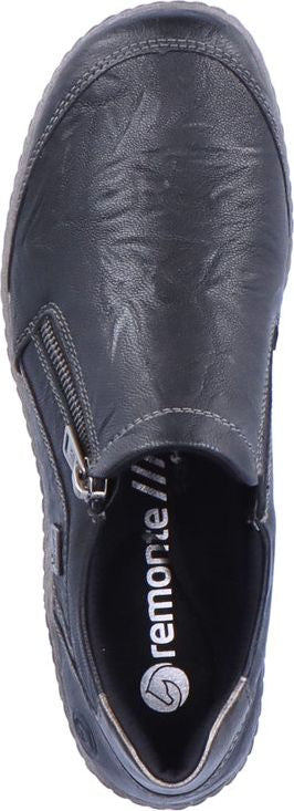 Black Slip On W Side Zip - Image 6