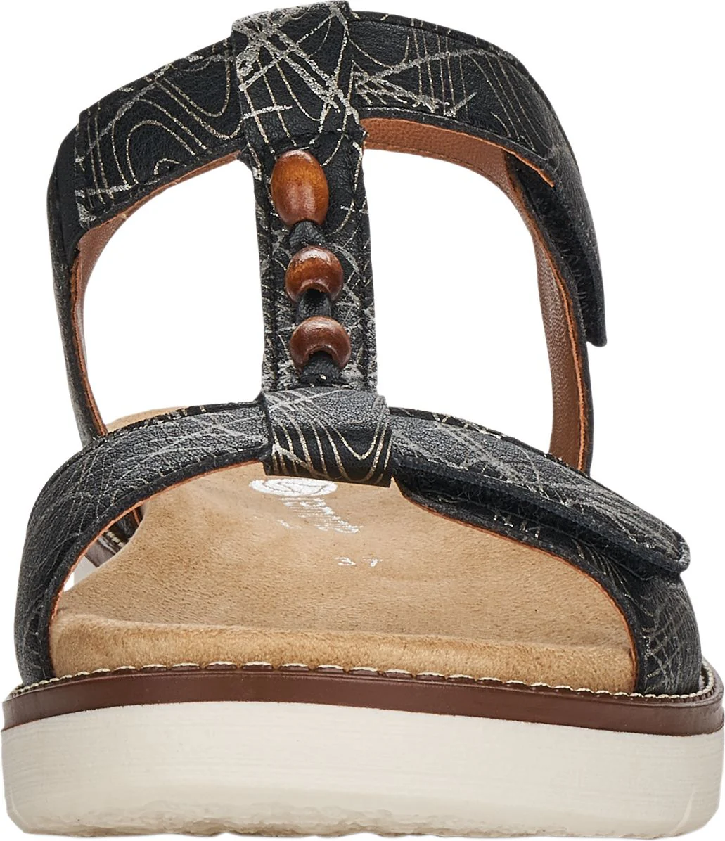 Black Velcro Sandal - Image 3