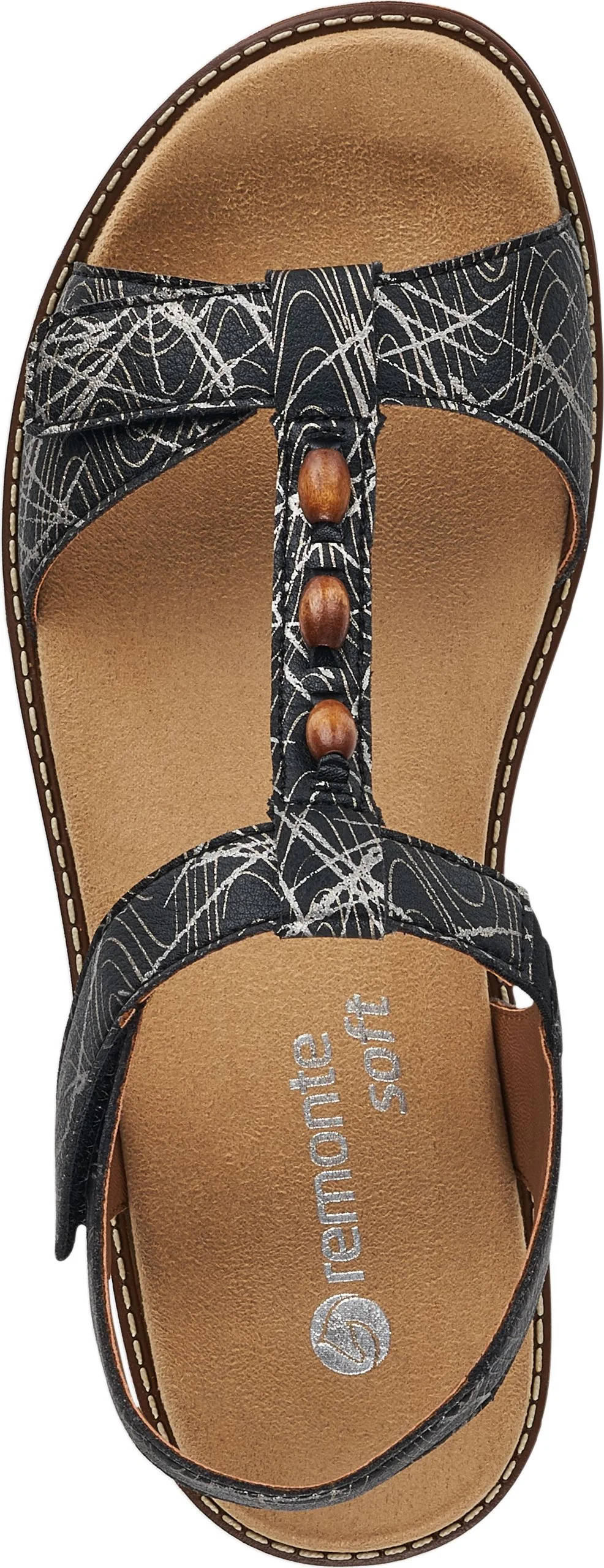 Black Velcro Sandal - Image 5