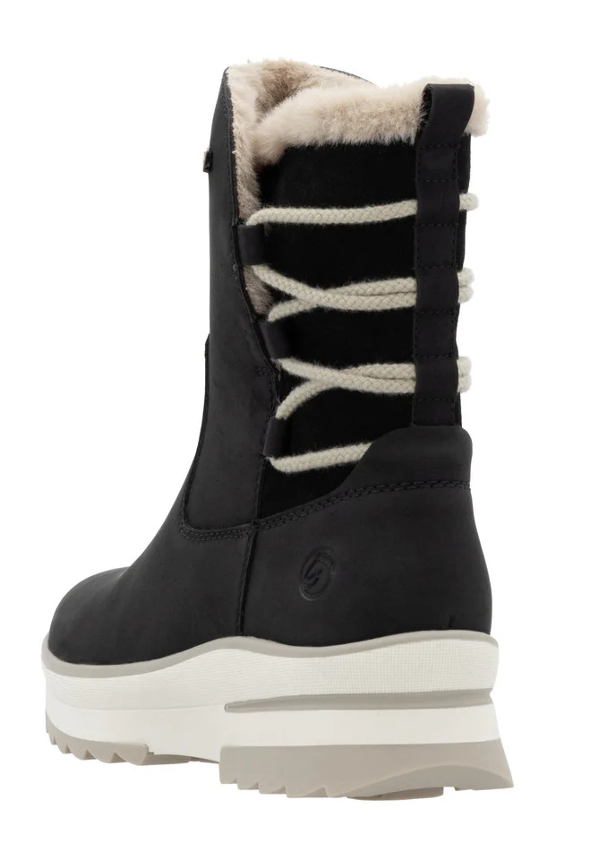 Black Warmlined Side Zip Boot - Image 5