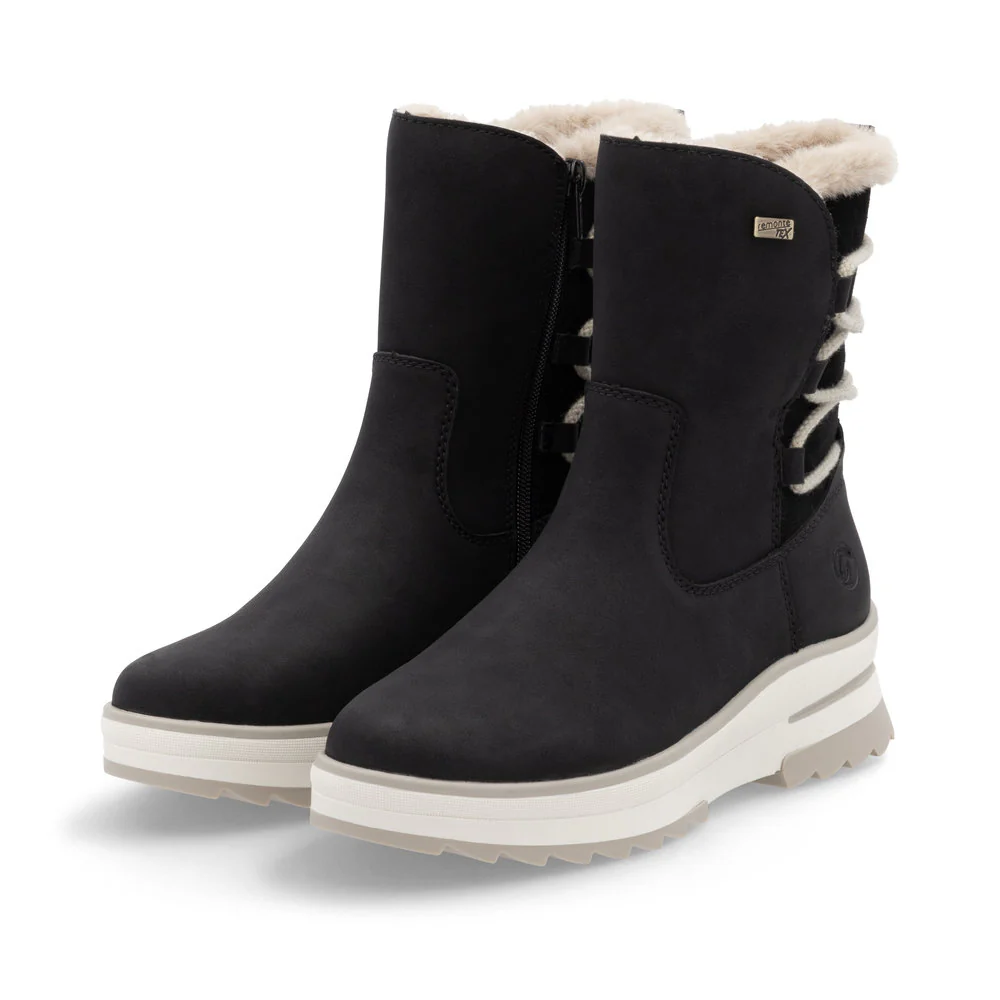 Black Warmlined Side Zip Boot - Image 8