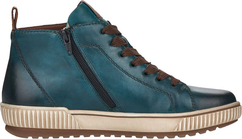 Blue Lace Up Boot - Image 2
