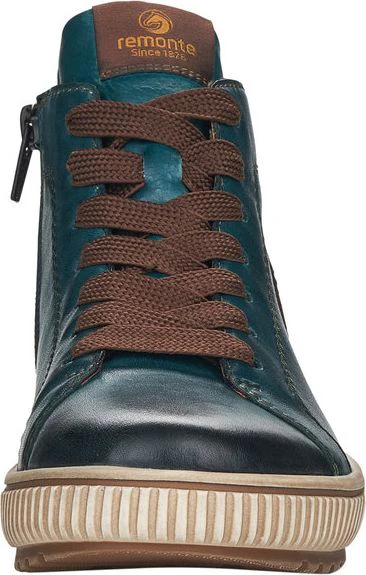 Blue Lace Up Boot - Image 4