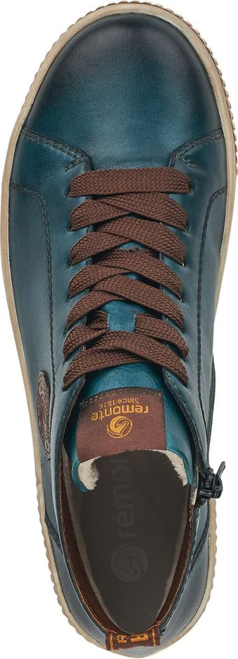 Blue Lace Up Boot - Image 6