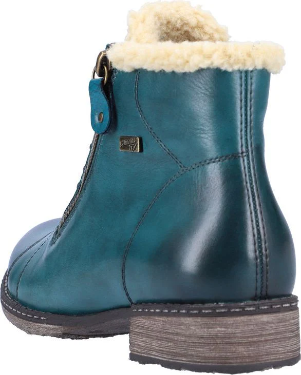 Blue Lace Up Boot - Image 5