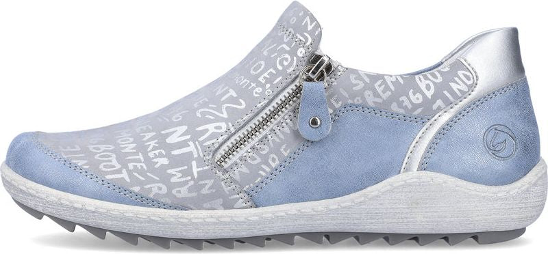 Blue Pattern Slip On - Image 3