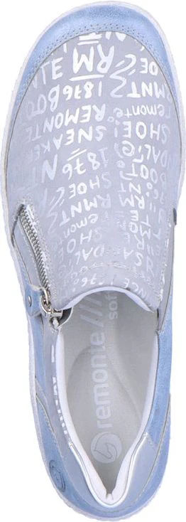 Blue Pattern Slip On - Image 4
