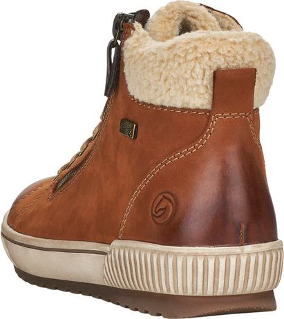 Brown Lace Up Boot - Image 3