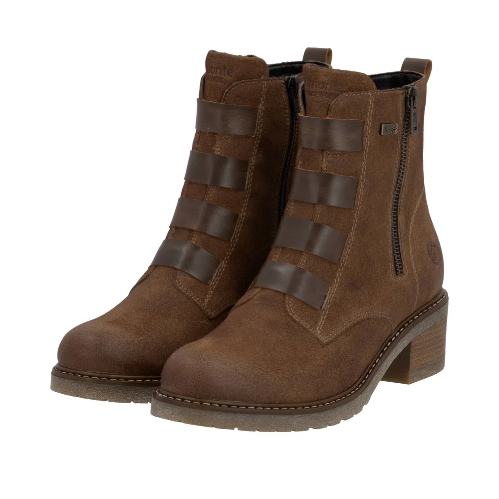 Brown Side Zip Boot - Image 8