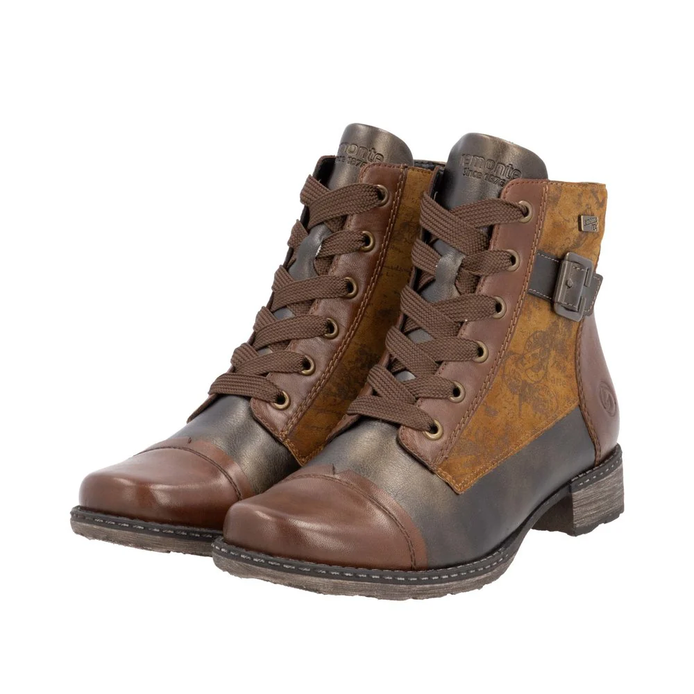 Chestnut Lace Up Fur Lined - Image 8