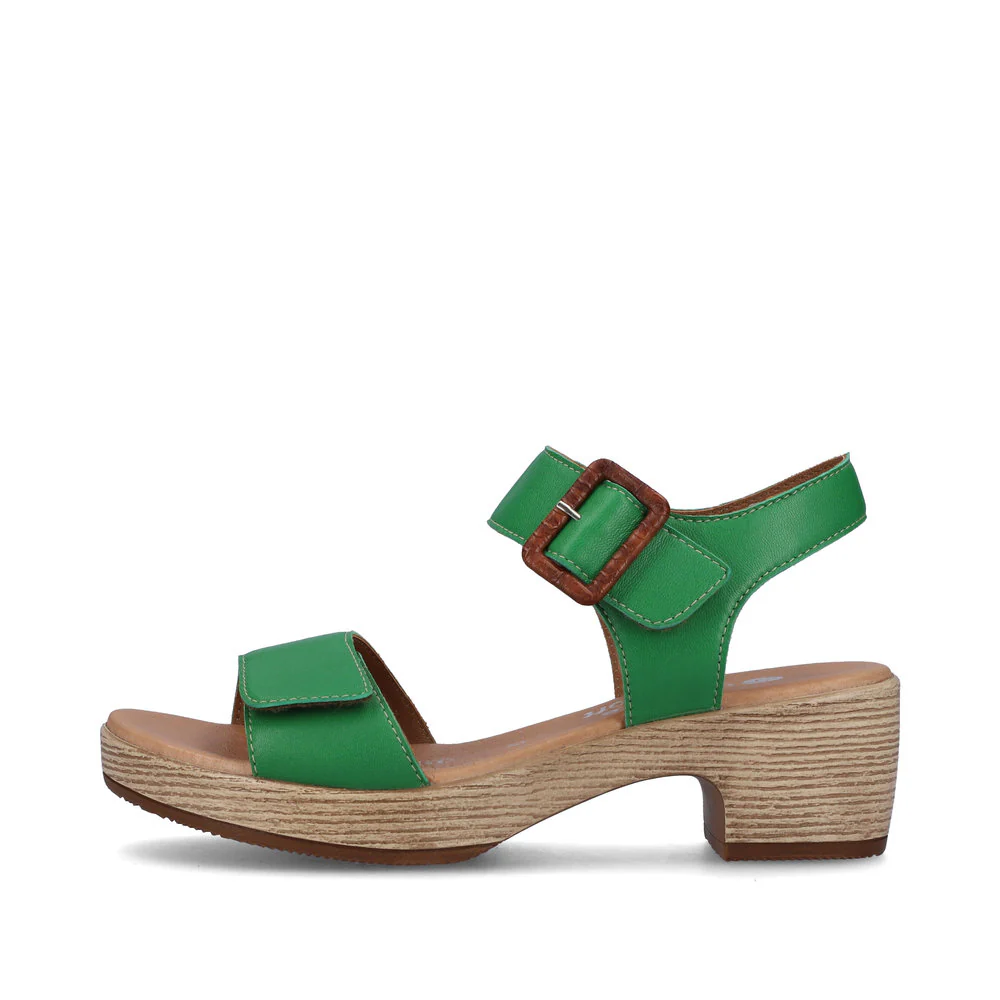 Green Heeled Sandal - Image 3